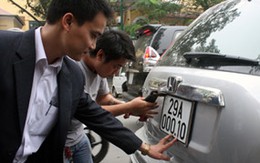 Người dân hào hứng với biển xe 5 số 