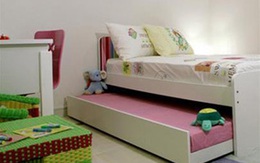 Thiết kế giường cho bé trong căn hộ 45m²