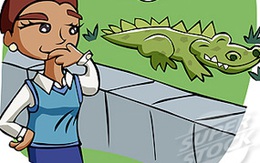 Truyện cười: Vợ và cá sấu