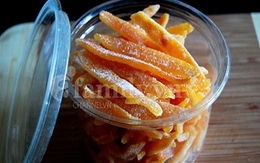 Làm mứt cực ngon từ... vỏ cam