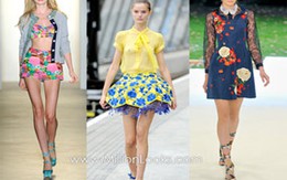 Họa tiết hoa "tấn công" xu hướng thời trang 2011