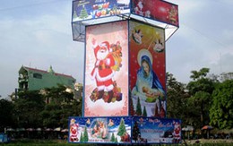 Đèn kéo quân khổng lồ mừng Giáng sinh