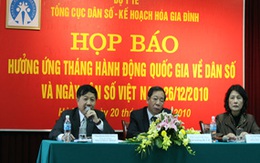 Họp báo Hưởng ứng Tháng hành động Quốc gia về Dân số và Ngày Dân số Việt Nam 