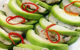 Cá thác lác hấp bầu