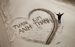 Tỏ tình giữa bãi sông Hồng trong giá rét