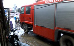 Cháy cửa hàng do đốt lửa sưởi ấm