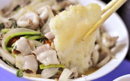 Phá cách phở rán ăn kèm lòng xào