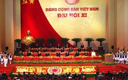 Thông cáo ngày làm việc thứ nhất Đại hội Đảng XI 