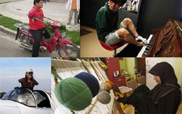 Những người không tay siêu nghị lực!