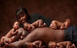 Bất ngờ sinh 6 sau 11 năm hiếm muộn 