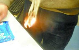 Mì Trung Quốc ướt vẫn cháy khi đốt