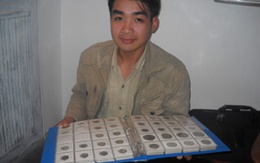 Chàng sinh viên sở hữu... 40kg tiền cổ
