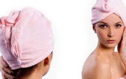 Khăn quấn tóc tiện ích khi tắm