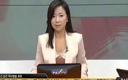 Nữ PTV diện áo lót lên bản tin thời sự?