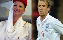 Peter Crouch lại trốn bồ đi "ăn vụng" 