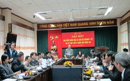 Bộ Y tế gặp mặt đại biểu Quốc hội ngành y 