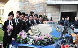Dàn siêu xe trong đám cưới 1 cậu ấm