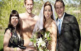 Đám cưới nude gây sốc tại Áo