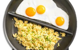 Nấu 2 món ăn cùng lúc với chảo “2 trong 1”