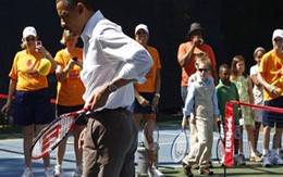 Obama tái hiện tuyệt kỹ của Federer