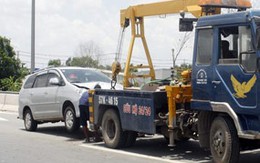 7 ôtô đâm nhau trên đường cao tốc