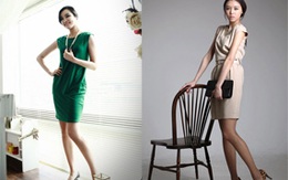 Kiểu váy liền tạo dáng mềm mại