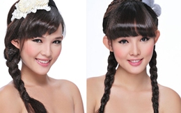 Xinh với cài tóc