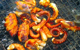 Dị ứng vì ăn bạch tuộc nướng