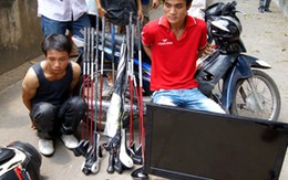 Vào nhà nữ giám đốc trộm gậy đánh golf 