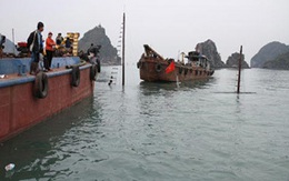 Lại chìm tàu ở vịnh Hạ Long