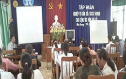 Khánh Hòa: Tập huấn nghiệp vụ dân số cho cộng tác viên