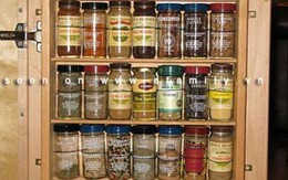 5 cách tận dụng mặt sau cánh tủ bếp