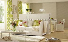 Thiết kế 3 phòng 1 cho diện tích 25m²