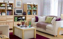 Bí quyết bố trí nội thất cho phòng khách hẹp 