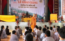 Nghỉ hè trong chùa
