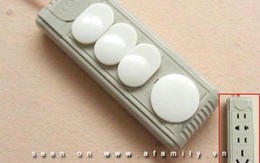 Nút bịt ổ cắm điện cho nhà có trẻ