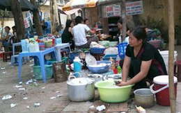 “Hậu trường” quán ăn đường phố