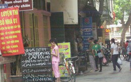 Luyện thi "cấp tốc": Nơi tấp nập, chỗ đìu hiu