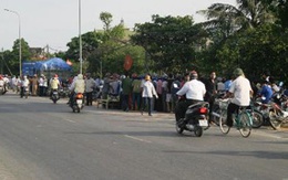 Học sinh đi ôn thi ĐH bị xe cán chết