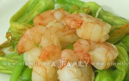 2 món xào nhanh, ngon với tôm 