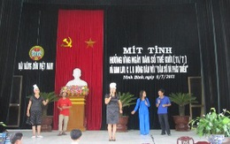 TƯ Hội Nông dân Việt Nam mitting hưởng ứng ngày Dân số thế giới