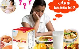 Khắc phục tình trạng ăn uống khó khăn ở bà bầu