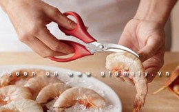 Kéo chuyên dụng bóc, tách vỏ hải sản 