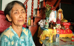 Nước mắt người mẹ có con bị chồng giết