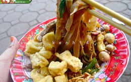 "Điểm mặt" bánh đa trộn Hà Nội 