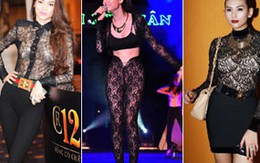 Sao Việt xấu đẹp cùng vải ren