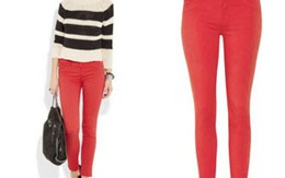 Thêm rạng rỡ với quần jeans màu