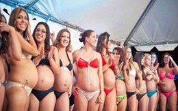 Xôn xao các bà bầu thi sắc đẹp
