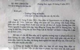 Giả danh nhà báo tống tiền chủ tịch xã