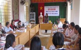 Núi Thành (Quảng Nam): Giao ban cán bộ dân số tháng 9/2011